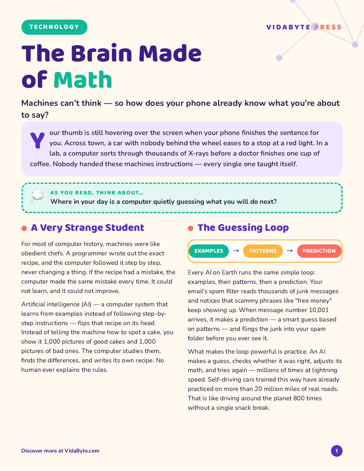 The Brain Made of Math